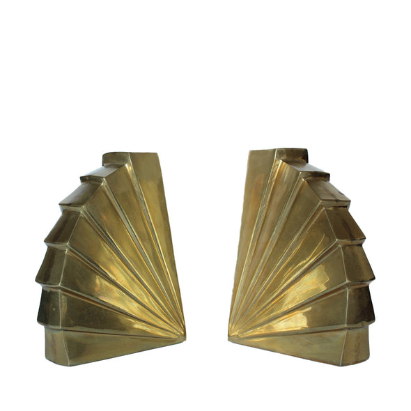 Art Deco Fan Bookends