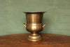 arge Brass Pot / Ice Bucket.  Lovely age to the brass gives it an almost bronze patina.&nbsp;   H275mm x Max Diameter 241mm