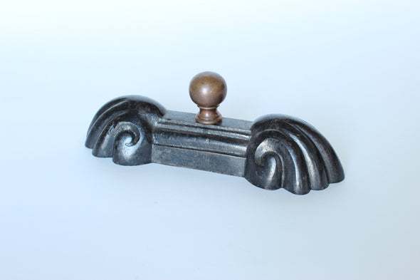 Cast Iron & Brass Art Nouveau Paperweight