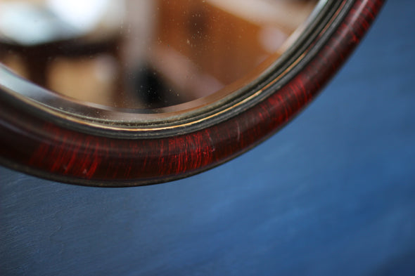 Faux Tortoiseshell Edwardian Mirror