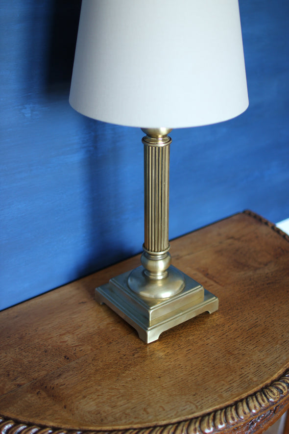 Vintage Corinthian Brass Table Lamp