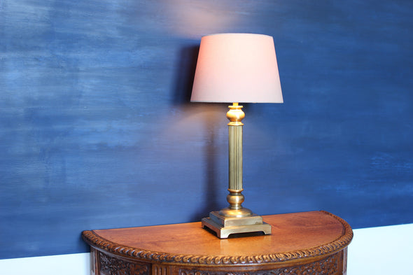 Vintage Corinthian Brass Table Lamp