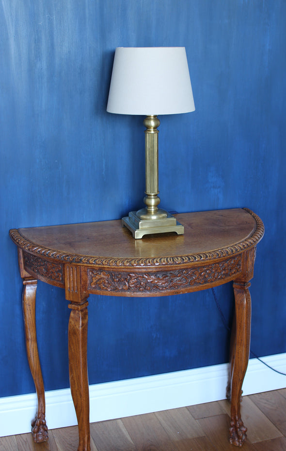 Vintage Corinthian Brass Table Lamp