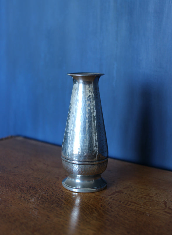 Small Pewter Vase - Arts & Crafts