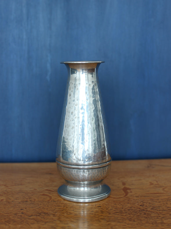 Small Pewter Vase - Arts & Crafts