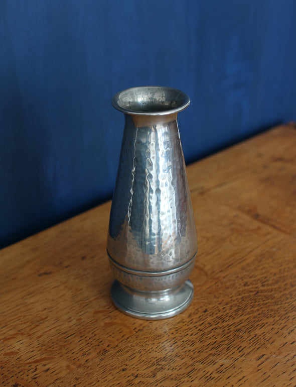 Small Pewter Vase - Arts & Crafts