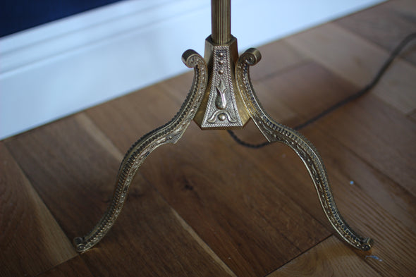 Edwardian Brass Standard Lamp