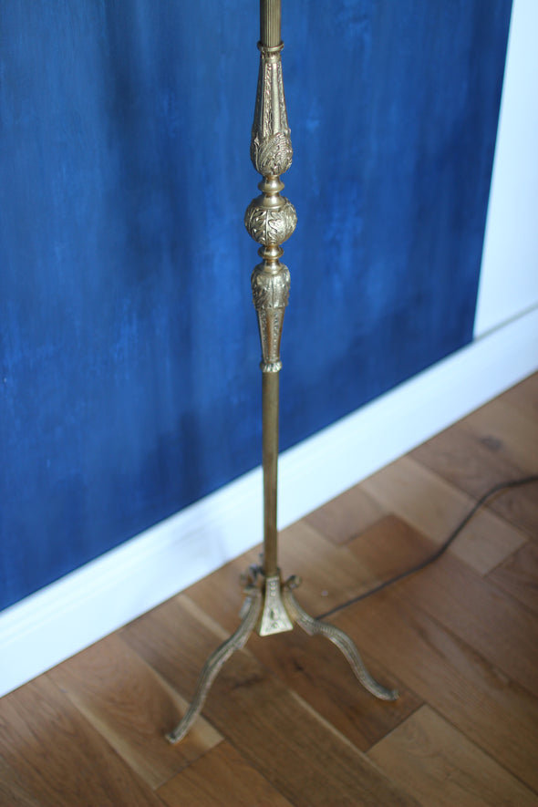 Edwardian Brass Standard Lamp