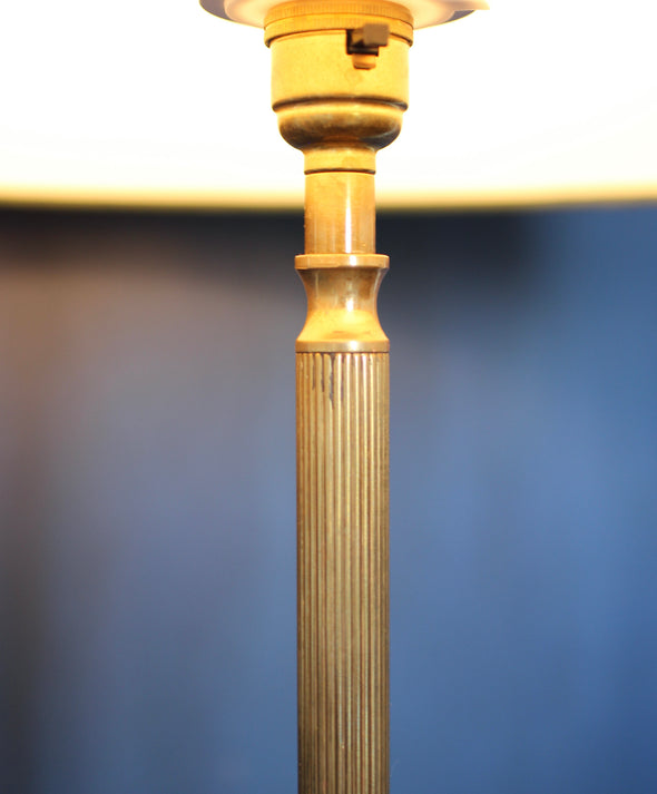 Edwardian Brass Standard Lamp