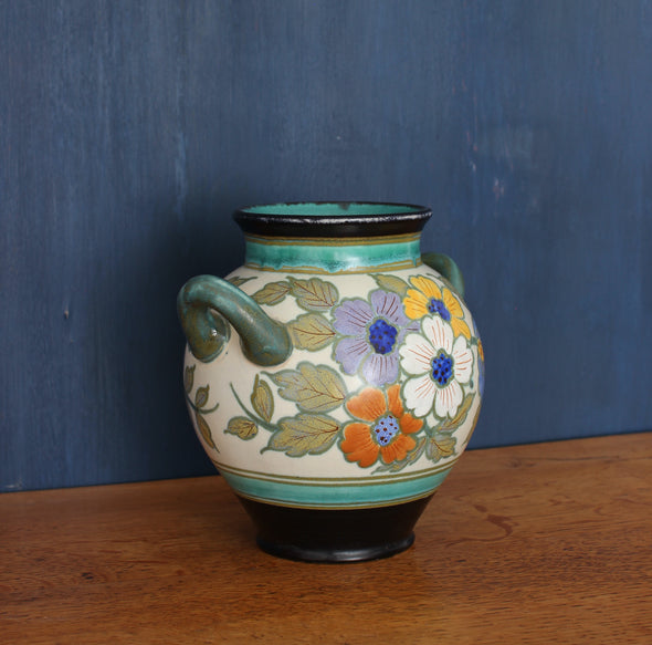 Round Handled Dutch Vase