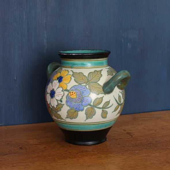 Round Handled Dutch Vase