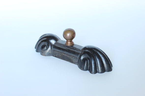 Cast Iron & Brass Art Nouveau Paperweight