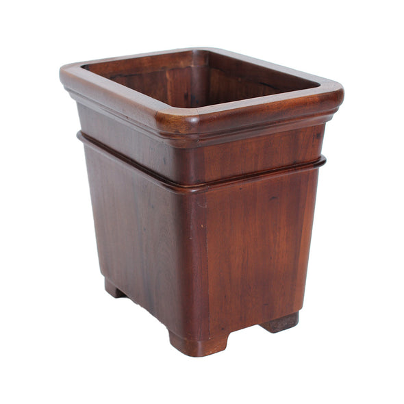 Mahogany Wastepaper Basket - Early to Mid-Century