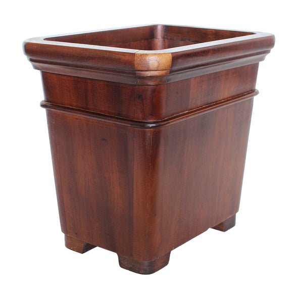 Mahogany Wastepaper Basket - Early to Mid-Century